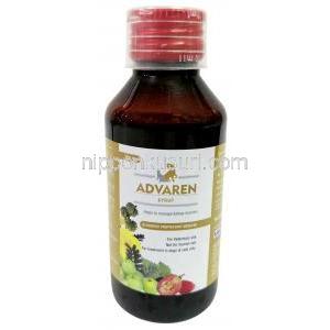 アドバレンシロップ, シロップ（ペット用）100 mL, 製造元：SAVA Healthcare,ボトル表面