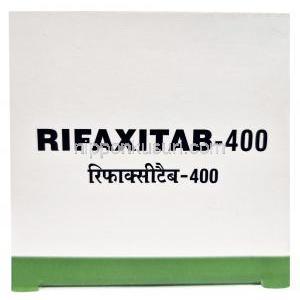 リファキシタブ 400, リファキシミン 400 mg, 製造元：Alkem Laboratories Ltd, 箱側面