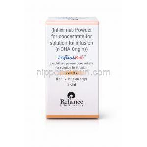 インフリキシレル100mg, インフリキシマブ 点滴用粉末 (Reliance Life Sciences) 箱正面