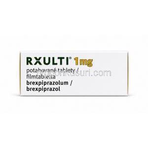 レキサルティ, ブレクスピプラゾール 1 mg, 製造元：Otsuka Pharmaceutical EU, 箱側面-2
