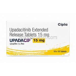 ウパダシップ, ウパダシチニブ 15 mg, 製造元：Cipla, 箱表面