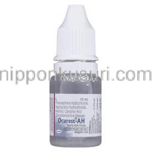 オキュレスト-AH Ocurest-AH, (ナファゾリン/ フェニレフリン/ クロルフェニラミン/ メントール/ 樟脳) 点眼ボトル