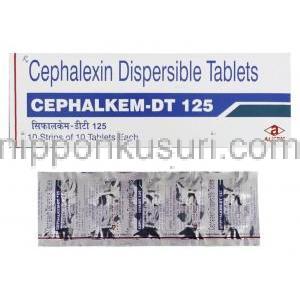 セファルケム-DT  Cephalkem-DT 125, ケフレックスジェネリック, セファレキシン 125mg 錠 (Alchem)