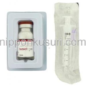 ピペラシリン/ トゾバクタム配合（ゾシンジェネリック）, Tazact 1.125 注射 (Cipla) 注射・シリンジ
