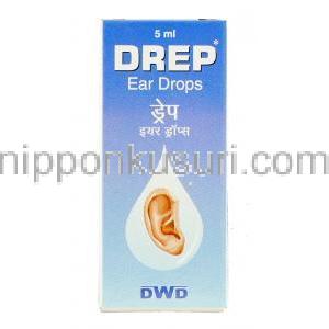 デュレップ　Drep  5ML　点耳液　 (DWD Pharma) 箱