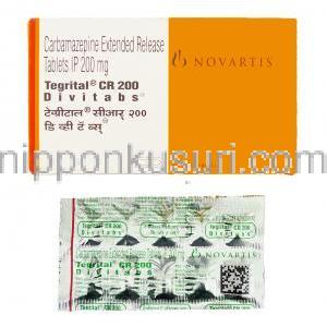 カルバマゼピン（テグレトールCR Tegrital CR 200mg 錠 (Novartis)