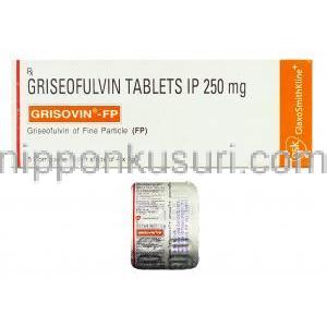 グリソビンFP Grisovin-FP, グリセオフルビン 250mg 錠 (GSK)