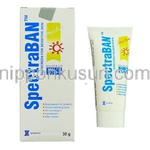 スペクトラバン Spectraban, オクチルメトキシ桂皮酸エステル配合 30gm  敏感肌クリーム (Stiefel)