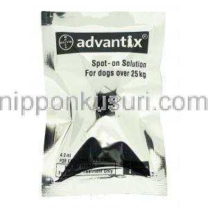アドバンティックス (25kg以上犬用) スポットオン液 （バイエル社） 包装