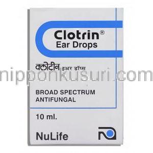 クロトリン Clotrin, クロトリマゾール  5ml  点耳液 (NuLife) 箱