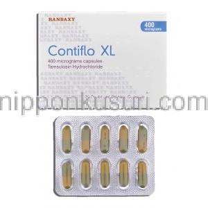 コンティフロ XL Contiflo XL, タムスロシン 400mg XL 錠 (Ranbaxy)
