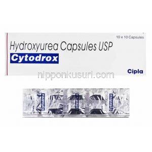 サイトドロックス Cytodrox, ヒドロキシ尿素 500mg 錠 (Cipla)