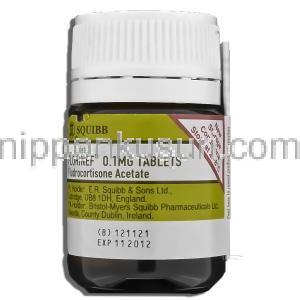 Florinef, Fludrocortisone 0.1 mg, 100tablet(Bottle), Aspen Pharma, Bottle front view