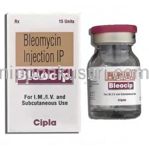 ブレオシップ Bleocip, ブレオマイシン 15mg 注射 (Cipla)
