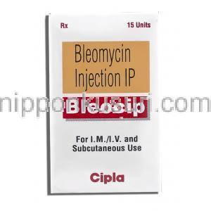 ブレオシップ Bleocip, ブレオマイシン 15mg 注射 (Cipla) 箱