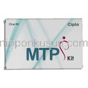 MTP キット, ミフェプリストーン・ミソプロストール配合 錠 (Cipla) 箱