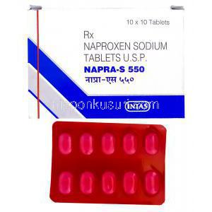 Napra-S, Generic  Naprosyn, Naproxen 550mg