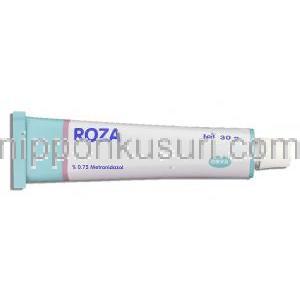 ローザ Roza, メトロジェル ジェネリック, メトロニダゾール 0.75% 30gm (Orva) チューブ