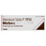 メベンダゾール, Mebex 100 mg錠 (Cipla)