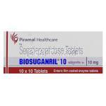 セラペプターゼ 錠 10 mg Biosuganril Piramal Healthcare箱