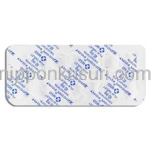 ゾコール Zocor, シンバスタチン 40mg (MSD) 包装裏面