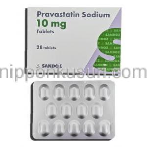 プラバスタチン, メバロチンジェネリック 10mg 錠 (Sandoz)