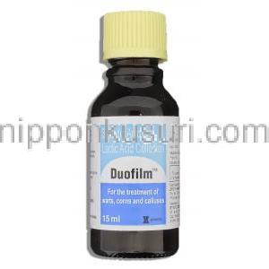 デュオフィルム Duofilm, サリチル酸 16.7%/ 乳酸 16.7% コロジオン (Satiefel) ボトル