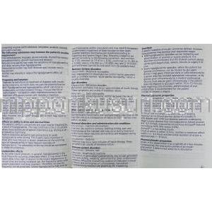 アクトラピッド HM Actrapid HM, インスリン 100 IU/ml 5X3 ml ペン型注射 情報シート2