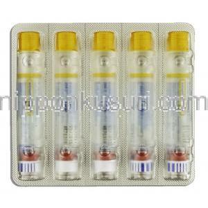 アクトラピッド HM Actrapid HM, インスリン 100 IU/ml 5X3 ml ペン型注射 包装