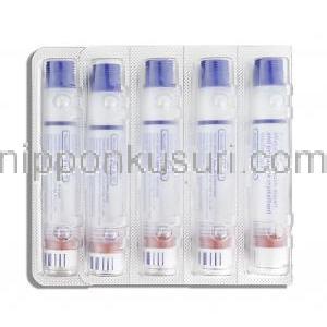 ノボミックス30 NovoMix 30, 100 IU/1ml, 3ml x 5, 充填済ペン型注射 包装