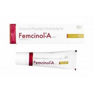 フェムシノールＡ Femcinol A, クリンダマイシンリン酸エステル10mg 配合ジェル 20g