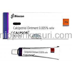 カルプソル Calpsor, ドボネックスジェネリック, カルシポトリオール 0.005% 軟膏