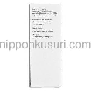 デュファラック Duphalac, ラクツロース  内服液3.35g/5ml x 100ml (Abbott) 成分