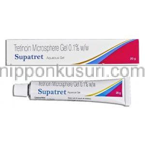 スパトレット Supatert , トレチノイン マイクロカプセル配合 0.1％ 20mg ジェル