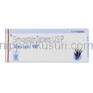シンバスタチン, シンボチン Simvotin,  10 MG 錠 (Stancare Pharmaceuticals)