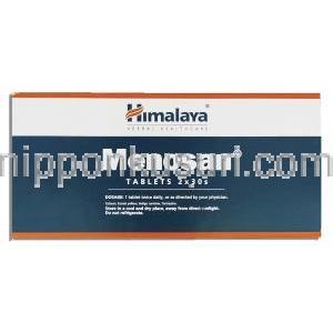 ヒマラヤ Himalaya メノサン Menosan アーユルベーダ処方更年期障害ケア 箱