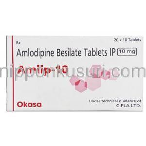 ノルバスク ジェネリック, アムロジピン 10mg (Osaka)