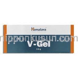 ヒマラヤ Himalaya V-Gel ジェルアーユルベーダ処方女性器（膣・子宮頚部）ケア 箱