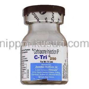 シートリ C-Tri, ロセフィン ジェネリック, セフトリアキソンナトリウム 250mg 注射バイアル