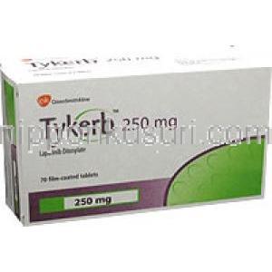 タイケルブ Tykerb, トシル酸ラパチニブ水和物錠 250mg 錠 (GSK)
