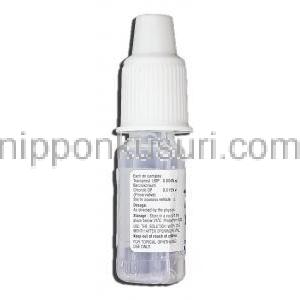 キサプロスト Xaprost, トラバタン ジェネリック, トラバプロスト 0.004% x 2.5 ml 点眼薬 (Sava medica) ボトル記載