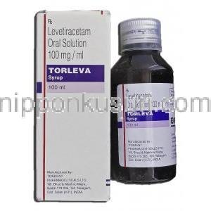 トルレバ Torleva, ケプラ ジェネリック, レベチラセタム, 100mg/ml シロップ (Torrent)