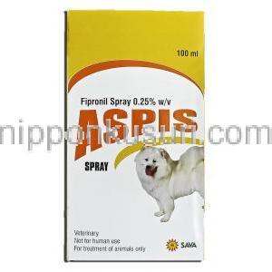 アスピス Aspis, フィプロニル, 0.25%, 100ml, スプレー
