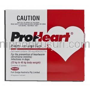 プロハート ProHeart, モキシデクチ, 136mcg 錠 製造者情報