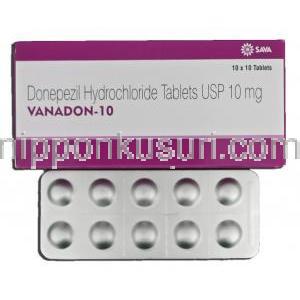 バナドン10 Vanadon-10, アリセプト ジェネリック, ドネベジル, 10mg, 錠