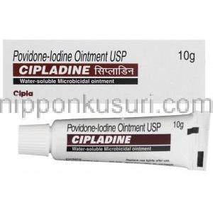 ポビドンヨード（ソアナース ジェネリック）, Cipladine, 10gm 軟膏 (Cipla)