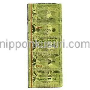 シプラックス-50 DT Ciprax-50 DT, スプラックス ジェネリック, セフィキシム 分散性錠, 50mg, 錠 包装