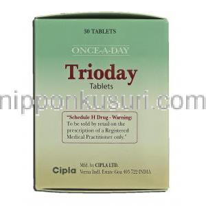 トリオデイ Trioday, テノホビル300mg/ ラミブジン300mg /エファビレンツ600mg, 錠 製造者情報