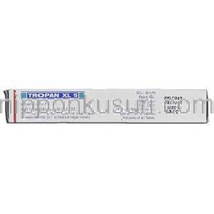 トロパンXL5 Tropan XL 5, ポラキス ジェネリック, オキシブチニンXL, 5mg, 錠 製造者情報
