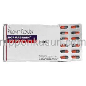 ノーマブレイン Normabrain, ミオカーム ジェネリック, ピラセタム 400mg, カプセル
